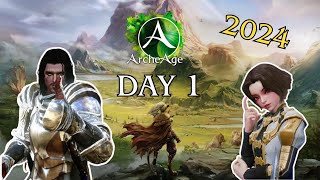 First Day of Playing ArcheAge in 2024 [upl. by Zebulon]