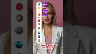 Planet Vocabulary in English english easyenglish learnenglish [upl. by Sascha]