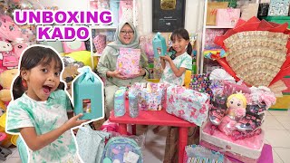 BUNDA UNBOXING KOTAK KADO 😍ULANGTAHUN LEIKA KE 7 [upl. by Madra]