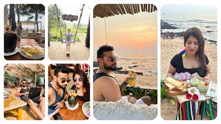 North Goa Vlog  Morjim Beach Anjuna Mandrem Arambol  Top 5 Best Cafes amp Restaurants in Goa [upl. by Heyward751]