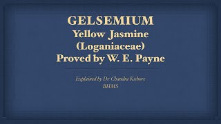 Allen’s Keynotes  Gelsemium  Well Explained [upl. by Letnuhs]