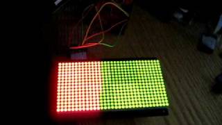 Arduino driving 3216 display from sure electronics [upl. by Harrison]