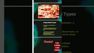 Unique blood type viral shorts tranding scibioexplorer scie sciense biology [upl. by Htebirol]