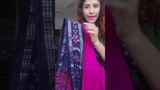 Pasapali Border Plain Odisha Ikkat Cotton Saree odishahandloom 2 [upl. by Lydnek242]