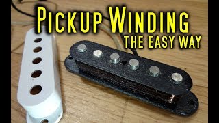 Guitar Pickup Winding  using a cordless drill [upl. by Ninnahc]