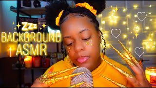 calming background ASMR to study sleep relax work read amp game to 💛🤫✨no talking 💛✨ [upl. by Karab]