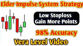 Elder Impulse System Strategy  98 Accuracy Day Trading  How to Use Elder Impulse System Indicator [upl. by Sokul]