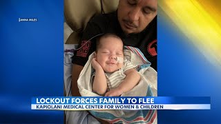 Kapiolani Medical Center nurse lockout forces family to flee [upl. by Retxab]