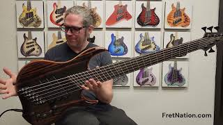 Dingwall Z3 6String Bass Macassar Ebony [upl. by Deny]