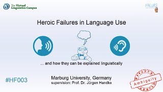 HF003  Heroic Failures Ambiguity [upl. by Leile]