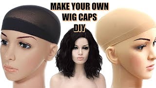 DIY I Made My Own Wig Caps EASY TUTORIAL Great for Cosplay Wigs [upl. by Eniamrej868]