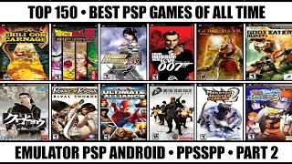 Top 150 Best PSP Games Of All Time  Best PSP Games  Emulator PSP Android  Part 2 [upl. by Kliber]