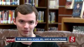 TopRanked Tennessee School To Graduate 48 Valedictorians [upl. by Ennywg509]