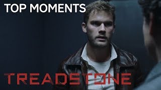 Treadstone  Top Moments Season 1 Episode 2 Bentley Fights In The Elevator  on USA Network [upl. by Rue]