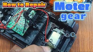 Rc Stunts Car Motor Gear Exchange  How to repair remote control car gear motor [upl. by Varin]