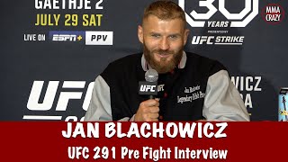 Jan Blachowicz plans to KO Alex Pereira amp get revenge on Glover Teixeira at UFC 291 [upl. by Fougere]