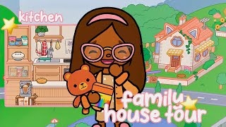 Family HOUSE TOUR 🏡 MOVING SOON  VOICED🔊  Toca Boca Roleplay roleplay [upl. by Peppie]