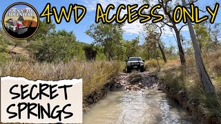 Gils Solo Trip  4WD into Secret Springs the only way to go [upl. by Arikahs]