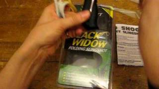 Barnett Black Widow Slingshot review [upl. by Gnous]