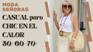 MODA CASUAL CHIC VERANOMODA SEÑORASMODA MUJER 2024 [upl. by Parshall]