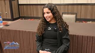 Gabriela Leons National Pole Vault Summit Interview 2023 [upl. by Cristian]