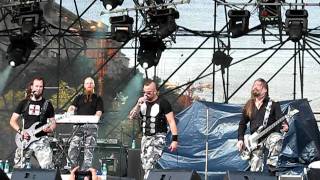 Sabaton  Panzer Battalion Live at Rock the City Festival Bucharest Romania 02072011 [upl. by Prendergast]