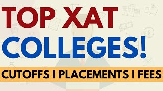 XAT best colleges Top Colleges to apply through XAT  Cutoffs Placements Fees Salary [upl. by Aihsenat]