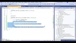 ASP NET Authentication amp Authorization setting in Web config file [upl. by Ahsinauj]