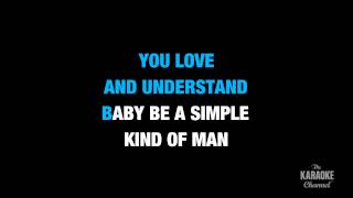 Simple Man in the Style of quotShinedownquot karaoke video with lyrics no lead vocal [upl. by Riek60]