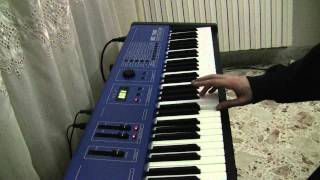 Rammstein  Haifisch on keyboard intro Analog Brass sound Oberheim MC 1000 [upl. by Jamal]