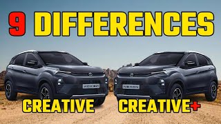 Nexon Facelift CREATIVE VS CREATIVE Plus Comparison 2023Nexon CREATIVE VS CREATIVE Plus Compare [upl. by Ibbed]