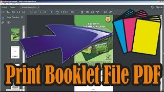 【Tutorial】 Cara Print Booklet Pada File PDF di Acrobat Reader DC • Simple News Video [upl. by Ydarb]