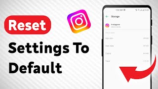 How To Reset Settings To Default in Instagram Updated [upl. by Marv]