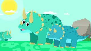 Triceratops Song for Kids  Fun Dinosaur Songs and Facts [upl. by Fredella956]