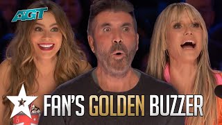 AMERICAS GOT TALENT FAN GOLDEN BUZZER What AUDITION Will Get The Fans Golden Buzzer [upl. by Lovato204]