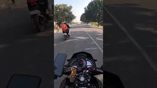 Ns 200 vs n160 😲youtubeshorts motovlog pulsar ns200 n160 ns200motovlog [upl. by Jedediah]