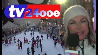 WelsReport  tv24ooe  „EIS8erBahnSaison 2024“  Großer Run zur Eröffnung [upl. by Mahgirb]