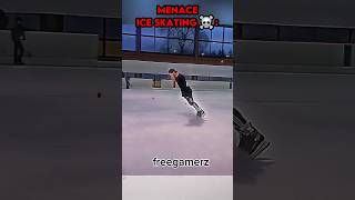 Normal ice skating vs Menace ice skating trollface edit troll [upl. by Aicirpac]