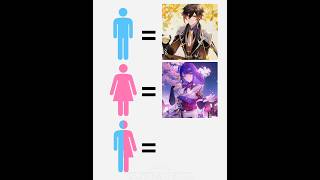 Genders in Genshin Impact memes [upl. by Arhna898]