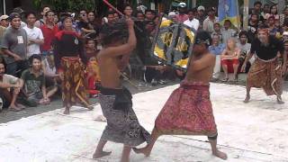 Stick Fighting 2  Senggigi Lombok  Indonesia [upl. by Koppel]