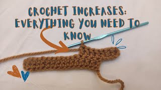 Crochet increases everything you need to know [upl. by Lerat]