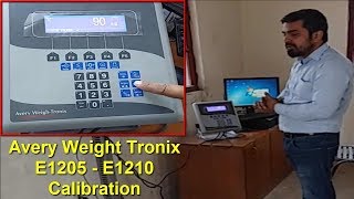 E1205  E1210 Avery Weight Tronix Digital Weighing Indicator Calibration digital final [upl. by Showker]