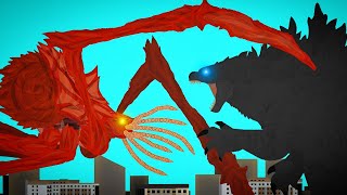 Godzilla vs Scylla  Godzilla x Kong The New Empire  Animation [upl. by Kerstin324]