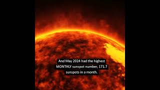 Most sunspots of solar cycle 25 so far July 19 2024 [upl. by Ailam]