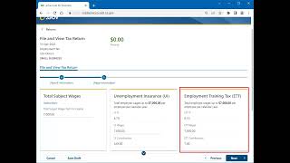 File a Tax Return or Wage Report [upl. by Crelin]