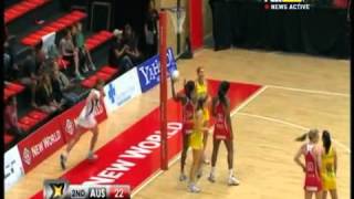 Netball Diamonds v England Quad Series 2012 Game 9 [upl. by Anitan]