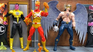 DC Multiverse McFarlane Collectors edition wave 2 FIRESTORM SINESTRO AND HAWKMAN [upl. by Aniras435]