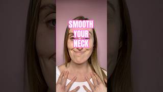 BYE crepey neck amp wrinkles  faceyoga reducewrinkles over40 over40style tutorial skin beauty [upl. by Smiley]