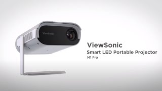 ViewSonic M1 Pro  Product Video  Smart LED Portable Projector with Harman Kardon® Speakers [upl. by Younger2]