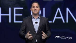 Dell EMC World Keynote Part 1 Michael Dell and next Industrial Revolution [upl. by Eidok]